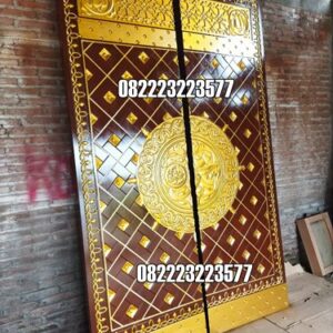 Pintu Nabawi Ukir Kayu Jati Model Mewah Terbaru Pintu Nabawi Ukir Kayu Jati Model Mewah Terbaru