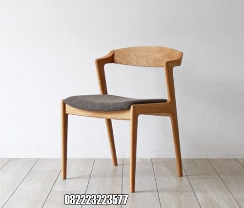 Kursi Cafe Hiroshima Kayu Jati Motif Dudukan Sofa