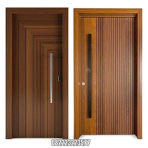 Pintu Kayu Jati Untuk Kamar Rumah Minimalis Model Salur