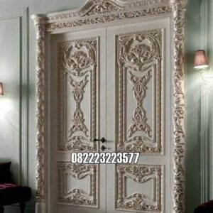 Pintu Klasik Warna Putih Ukir Jepara Untuk Rumah Mewah Pintu Klasik Warna Putih Ukir Jepara Untuk Rumah Mewah
