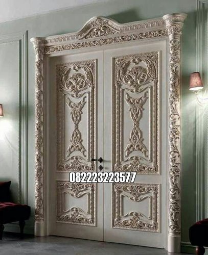 Pintu Klasik Warna Putih Ukir Jepara Untuk Rumah Mewah Pintu Klasik Warna Putih Ukir Jepara Untuk Rumah Mewah