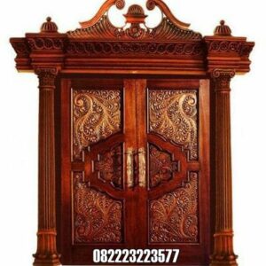 Pintu Utama Ukir Kayu Jati Model Klasik Mewah Pintu Utama Ukir Kayu Jati Model Klasik Mewah