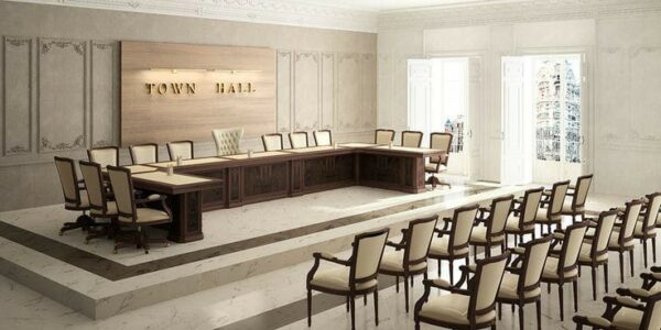 Kursi Konferensi Direktur Untuk Ruangan Meeting Kantor Kayu Jati