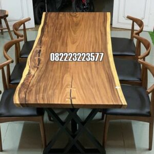 Meja Makan Trembesi 6 Kursi Minimalis Meja Makan Trembesi 6 Kursi Minimalis