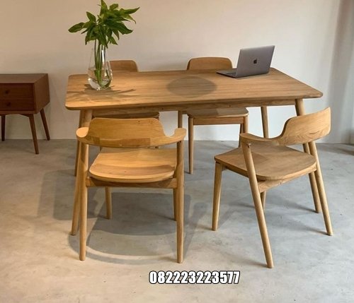 Meja Cafe Jati Minimalis Elegan Meja Cafe Jati Minimalis Elegan